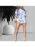 ASOS Floral Blue Casual Dress Size 12 - photo 4