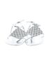 Bamboo Silver Sandals Size 8 1/2 - photo 1
