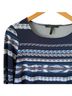 BCBGMAXAZRIA Stripes Blue Casual Dress Size M - photo 5