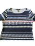 BCBGMAXAZRIA Stripes Blue Casual Dress Size M - photo 6