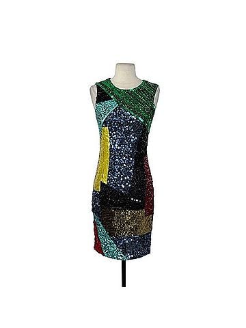 Alice + Olivia Nat S equin Embelliahed Dress Cocktail Dress (view 1)