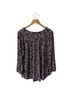 Vince Camuto Floral Blue Long Sleeve Blouse Size XXL - photo 2