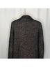 Maje Black Gray Coat Size M - photo 8