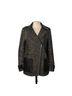 Maje Black Gray Coat Size M - photo 1