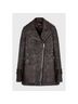 Maje Black Gray Coat Size M - photo 9