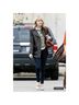 Maje Black Gray Coat Size M - photo 4