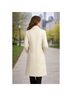 Club Monaco Solid Ivory Coat Size XS - photo 6