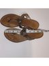 Tory Burch 100% Leather Silver Sandals Size 6 - photo 9
