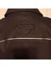 Harley Davidson 74% Cotton 25% Polyester 1% Spandex 100% Polyester Black Jacket Size L - photo 3