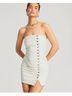 retrofête 100% Leather White Cocktail Dress Size XS - photo 7