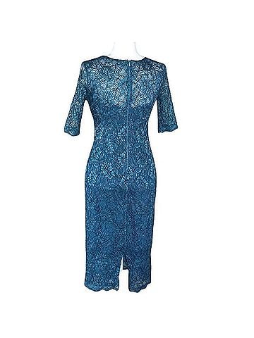 Monique Lhuillier Lace Me In Cocktail Dress Cocktail Dress (view 2)
