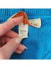 Oscar De La Renta Chevron-herringbone Blue Pullover Sweater Size S - photo 8