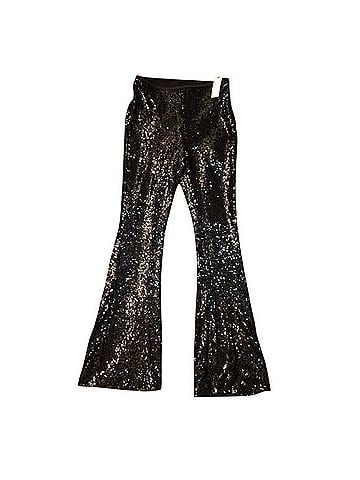 Anthropologie Joni Sequin Flare Pants Dress Pants (view 1)