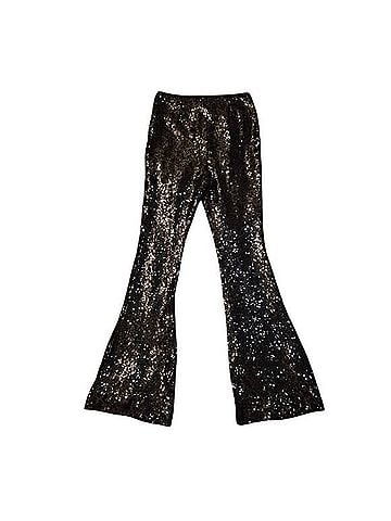 Anthropologie Joni Sequin Flare Pants Dress Pants (view 2)