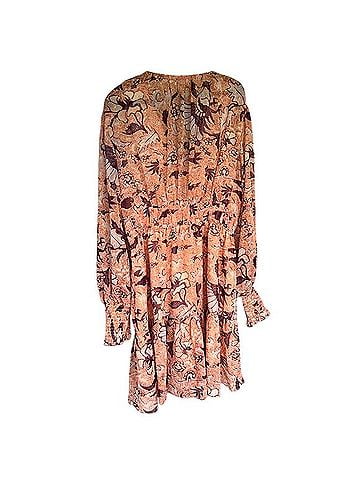 Anthropologie Floral Bird Dress Casual Dress (view 2)