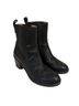 Ugg 100% Leather Black Boots Size 8 1/2 - photo 1