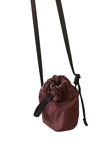 Baggu Leather Bucket Bag (view 1)