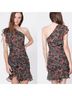 Veronica Beard 100% Silk 100% Polyester Floral Blue Red Cocktail Dress Size 4 - photo 5