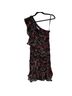 Veronica Beard 100% Silk 100% Polyester Floral Blue Red Cocktail Dress Size 4 - photo 1