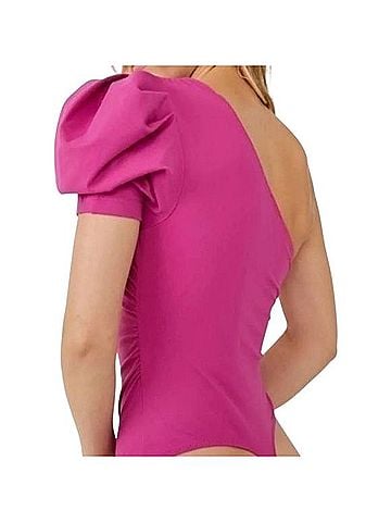Free People Somethin Bout You One-Shoulder Bodysuit Dancing Queen Bodysuit (view 2)