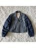 Sandro 100% Leather 100% Polyamide 100% Polyester 100% Cotton Blue Jacket Size M - photo 10