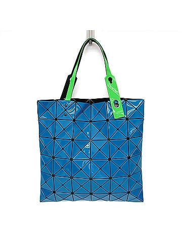 Issey Miyake Issey Miyake Baobao LUCENT GLOSS BB93-AG613 Women's Polyvinyl Tote Bag Black,Blue,Green (view 1)