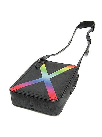 Louis Vuitton Louis Vuitton Taiga Danube Messenger M30332 Men's Shoulder Bag Black,Multi-color (view 2)