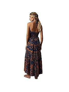 blue strapless sequin dress Rita Blue Sequin Strapless Maxi Dress - US 4 main image 1