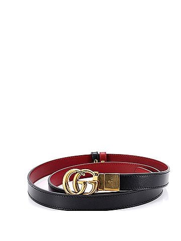 Gucci GG Marmont Reversible Belt Leather Thin (view 1)
