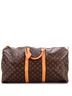 Louis Vuitton 100% Coatead Canvas Brown Keepall Bag Monogram Canvas 55 One size - photo 1