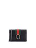 Gucci 100% Leather Black Dionysus Web Chain Wallet Leather Small One size - photo 1