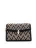 Bvlgari 100% Leather Black Serpenti Forever Shoulder Bag Embellished Python Embossed Leather Medium One size - photo 1