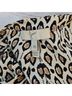 Joie Animal Print Black Ivory Tan Sleeveless Blouse Size XS - photo 4