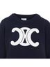 Céline 100% Wool Blue Ribbed Crew Neck Sweater Size M - photo 7
