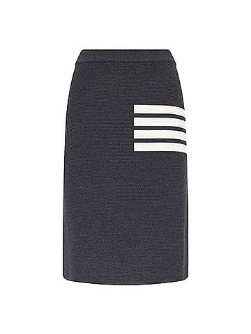 Thom Browne Merino Wool Pencil Skirt (view 1)