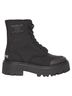 Céline 100% Leather Black Lace-up Boots Size EU 37 1/2 - photo 4