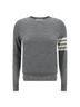 Thom Browne 100% Wool Gray Wool Relaxed Pullover Knit Size 4 - photo 1