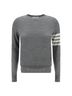 Thom Browne 100% Wool Gray Wool Relaxed Pullover Knit Size 4 - photo 4
