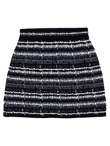 Thom Browne Inlay Tweed Jacquard Mini Skirt (view 1)