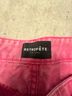 retrofête 100% Cotton Pink Denim Shorts Size 29 waist - photo 3