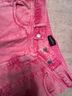 retrofête 100% Cotton Pink Denim Shorts Size 29 waist - photo 5