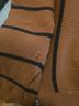 Carmen Marc Valvo Stripes Brown Pullover Sweater Size L - photo 4