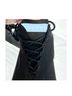 SAYSH Solid Black Sneakers Size 8 - photo 3