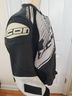 Icone Black White Leather Jacket Size L - photo 9