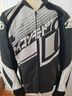 Icone Black White Leather Jacket Size L - photo 8