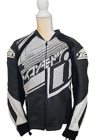 Icone Icon motorcycle leather  Leather Jacket (view 1)