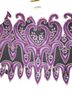 Bob Mackie Floral Purple Black Blouse Size 2X - photo 2