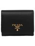 Prada 100% Leather Black Vittelo Move Two-tone Wallet One size - photo 4
