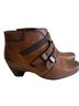 Taos 100% Leather Brown Ankle Boots Size EU 38 - photo 4