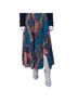 Cleobella Print Orange Kitty Ankle Skirt Size XS - photo 2